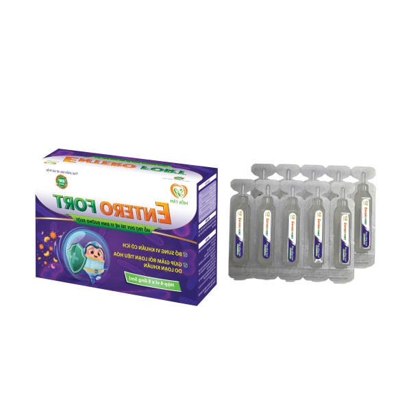 Hỗ trợ duy trì hệ vi sinh đường ruột ENTERO FORT