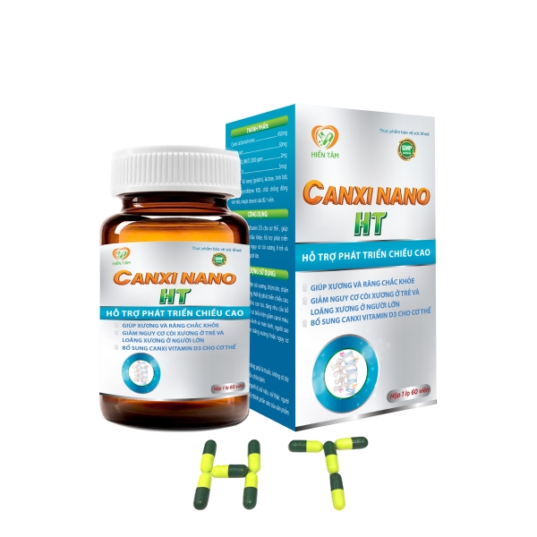 Hỗ trợ phát triển chiều cao CANXI NANO